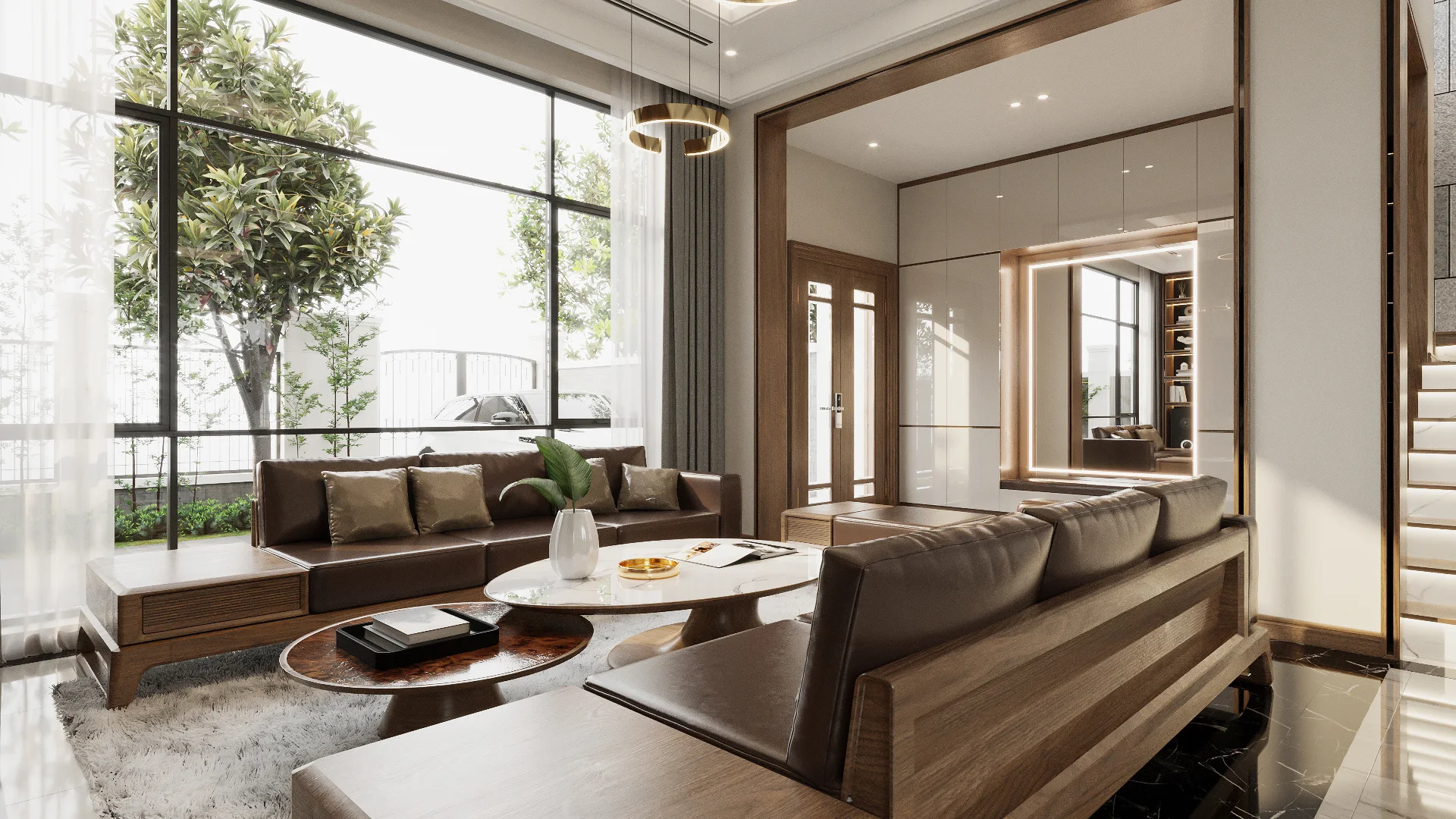 Sofa gỗ tự nhiên và mùa nồm: cách giữ gỗ khô, êm và bền